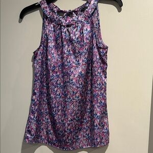 Women's Sleeveless Patterned Top